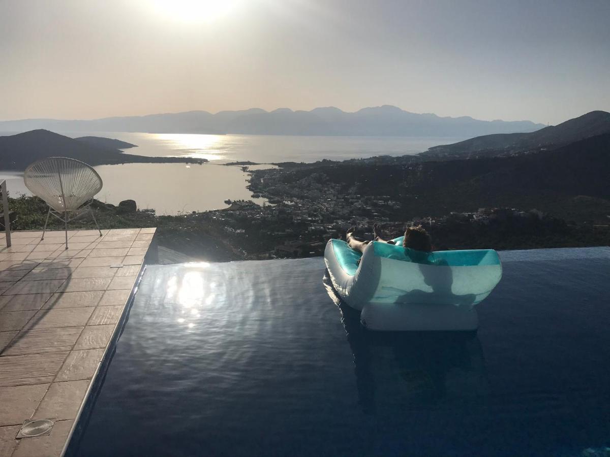 Villa Estée, luxury villa with private infinity pool&jacuzzi Elounda Esterno foto