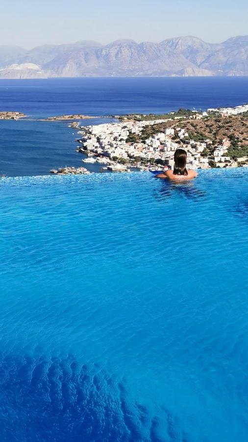Villa Estée, luxury villa with private infinity pool&jacuzzi Elounda Esterno foto