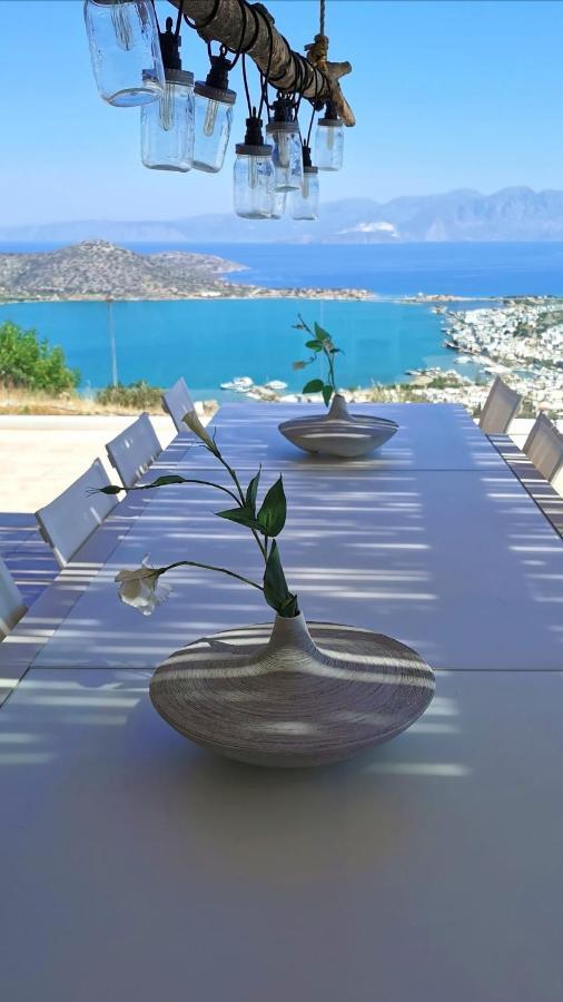 Villa Estée, luxury villa with private infinity pool&jacuzzi Elounda Esterno foto