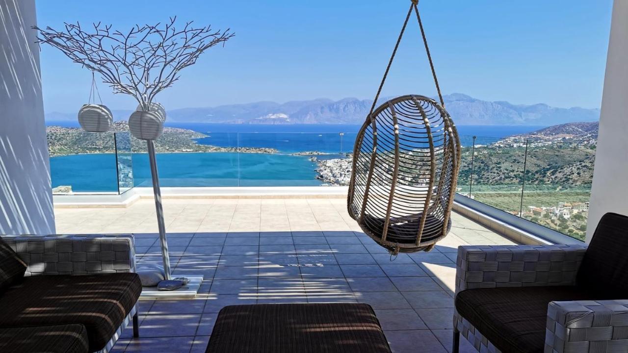 Villa Estée, luxury villa with private infinity pool&jacuzzi Elounda Esterno foto